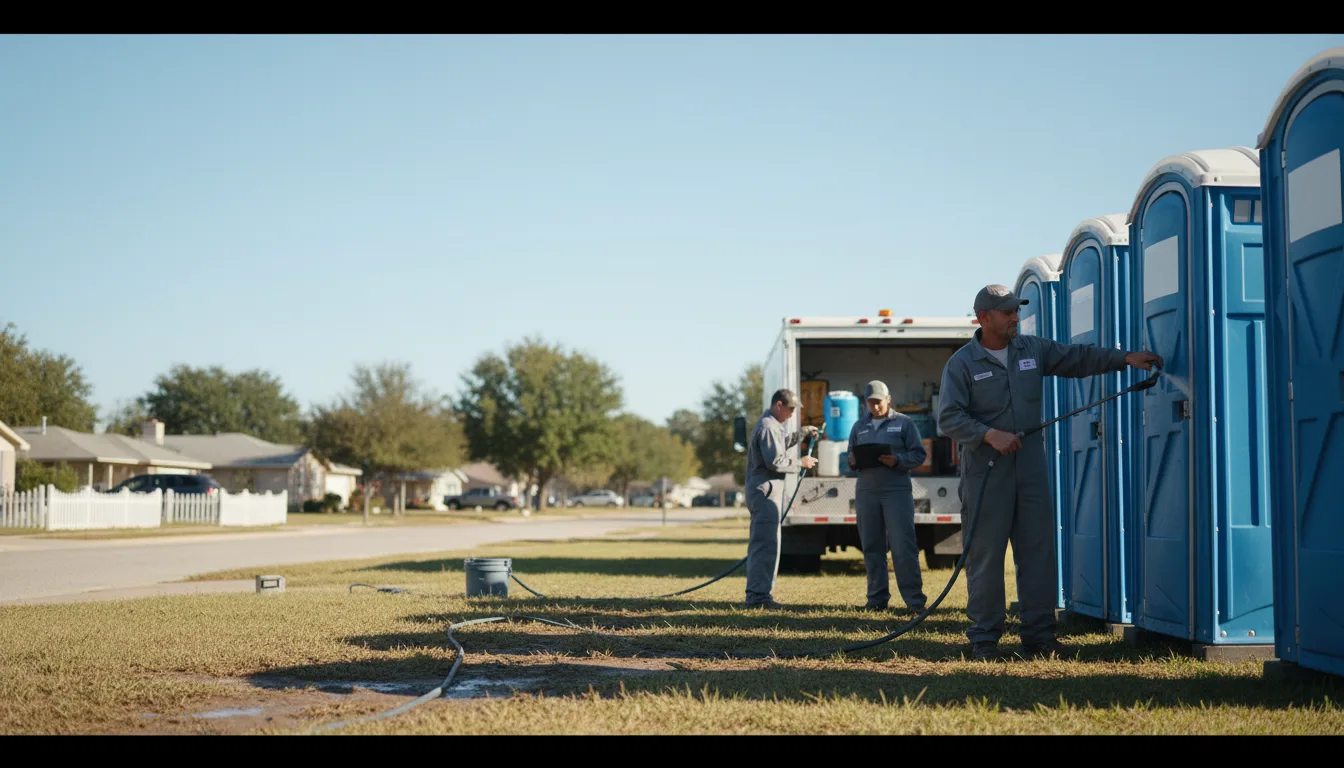 Long-Term Portable Toilet Rental in Hooker, OK near me
